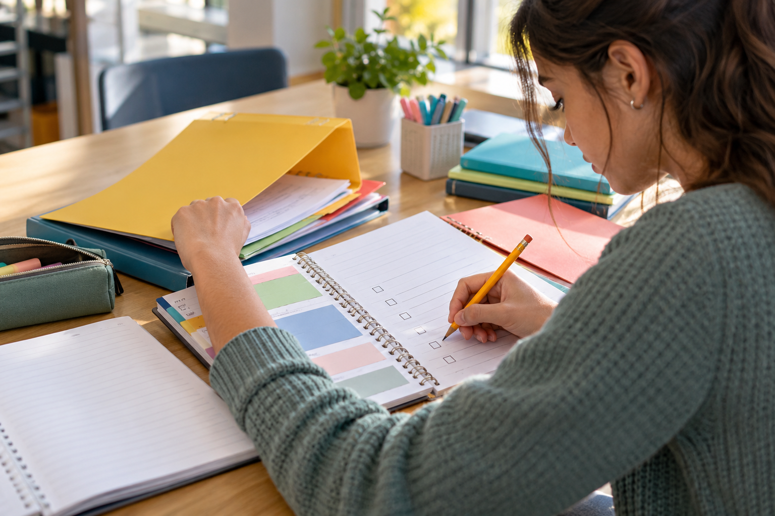Teen girl dealing with executive-function challenges